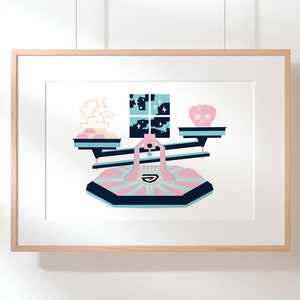 libra artwork gift zodiac drawing illustration Libra art astrology gift idea zodiac drawing original artwork digital illustration