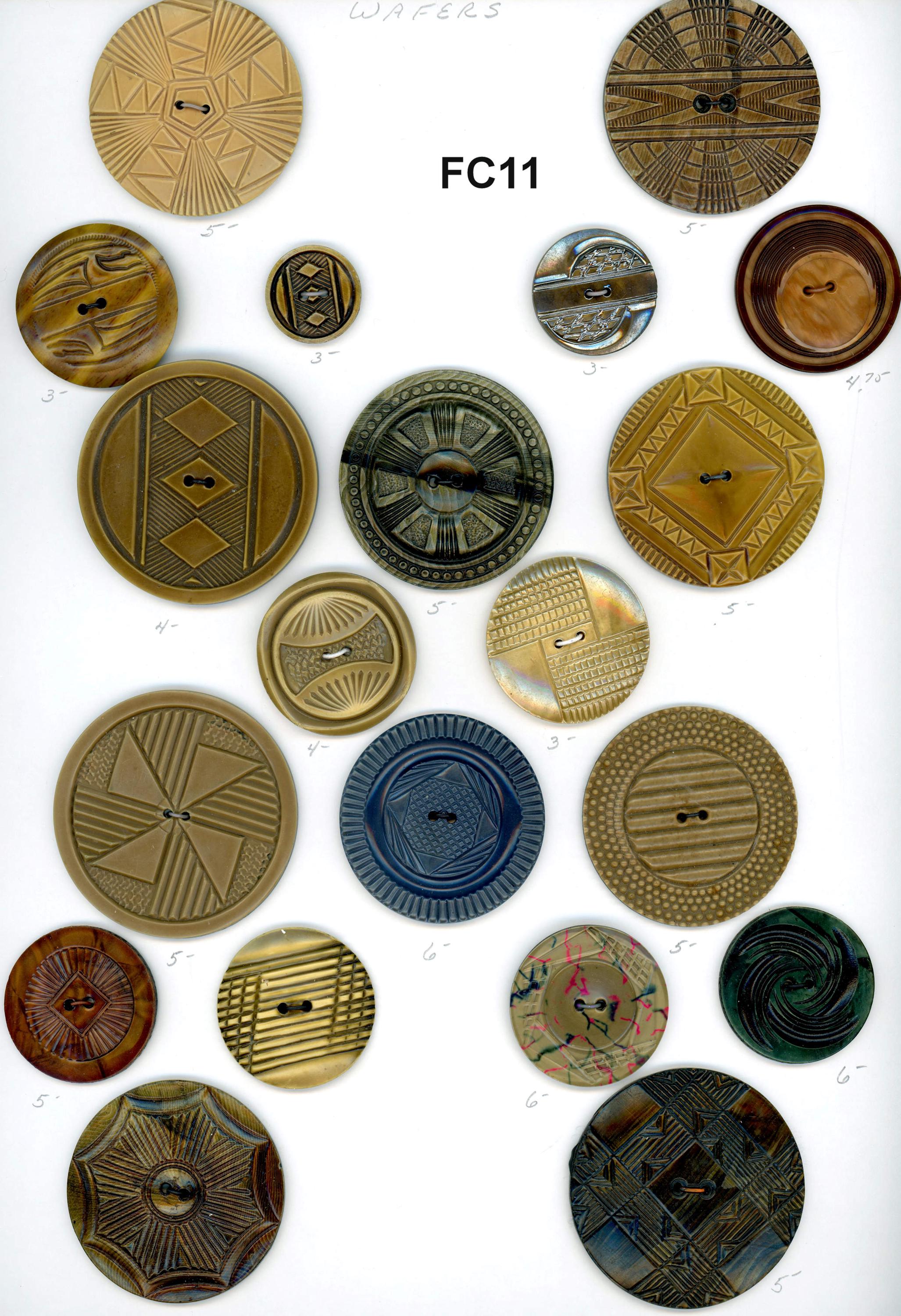 Antique Celluloid Buttons - Etsy