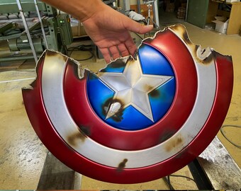 Captain America Shield Etsy