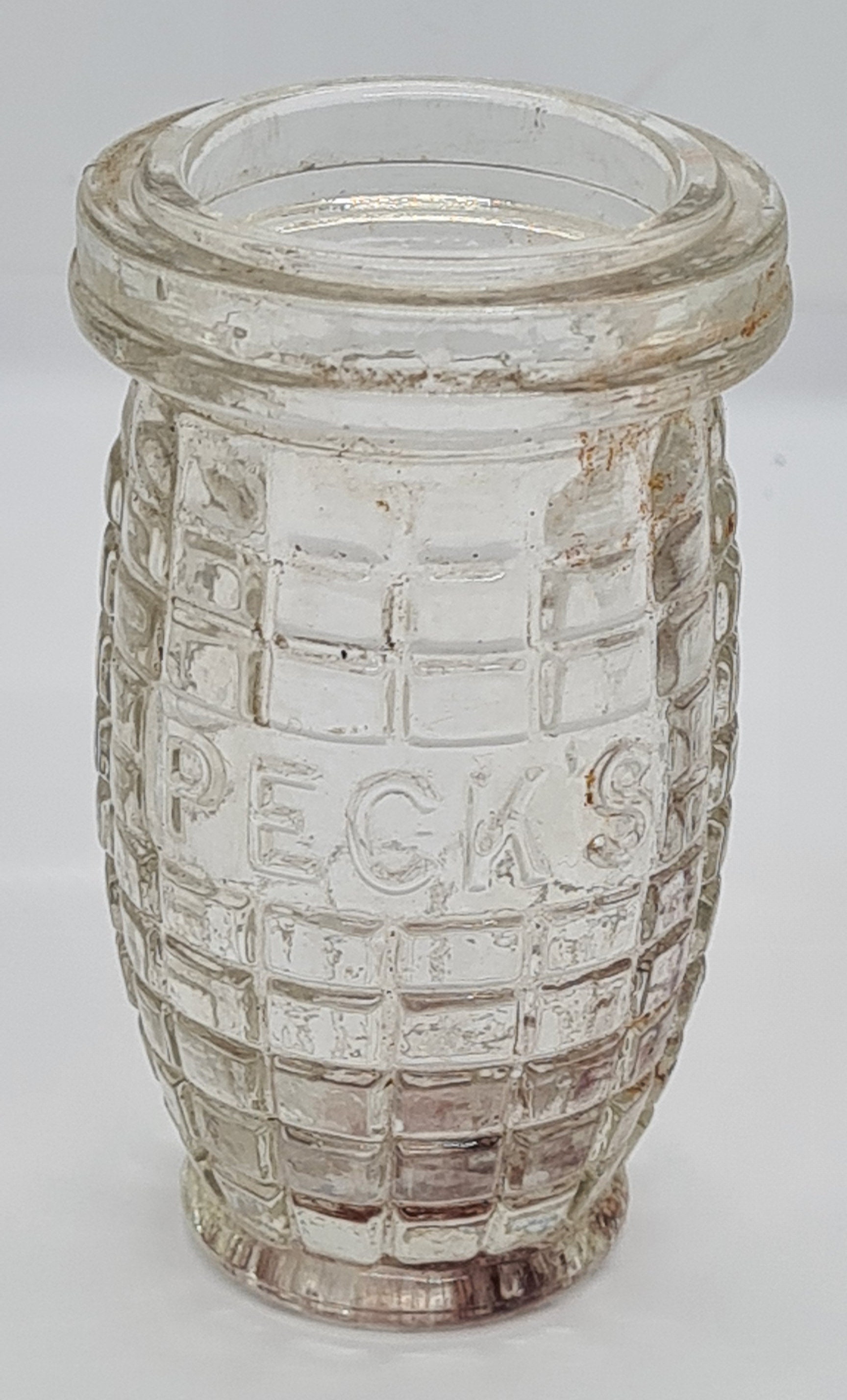 1920s small glass potted meat paste jars Etsy