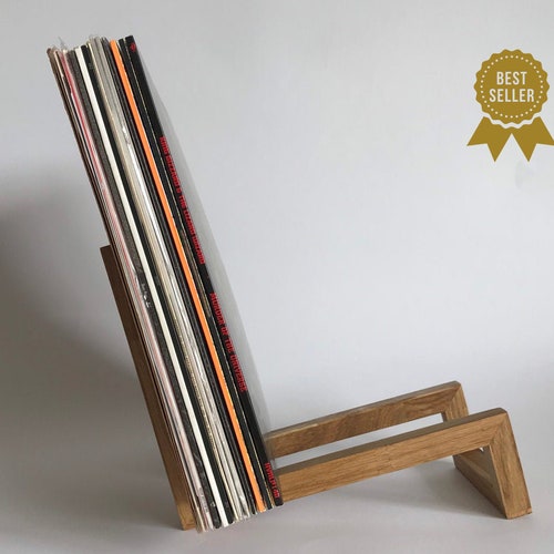 Unique Vinyl Rack Wood Vinyl Records Storage Modern Design - Etsy