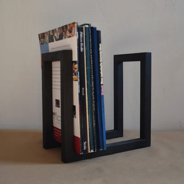 Porte-magazines, Porte-livres à magazines en bois, Rangement moderne de magazine, Support en bois naturel, Rangement minimaliste,