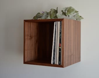 Floating Vinyl Record Storage Wood Vinyl Records Storage Modern design Record Storage Record Rack LP Record Stand