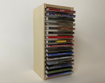 CD Storage Display Rack, Wooden CD Storage Box, CD Holder