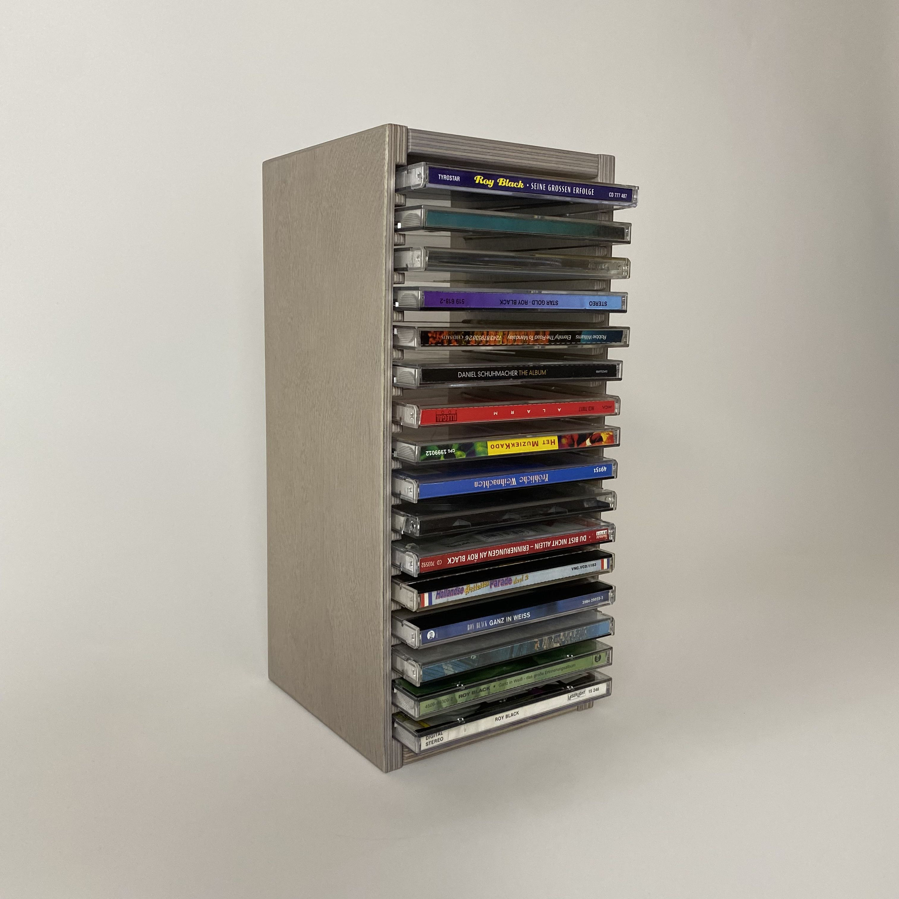 Rick Rack　デモCD CD Storage Display Rack, Wooden CD Storage Box, CD Holder - Etsy