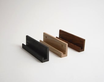 Repisa minimalista para discos de vinilo | Estante ecológico de madera de roble para guardar y exhibir vinilos | Soporte moderno para discos de pared