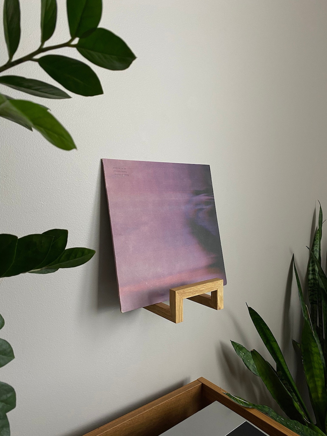 Unique Vinyl Rack, Wall Record Rack, Wood Vinyl Records Storage ...