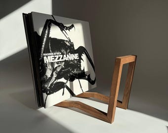 Modern design, Unique Vinyl Rack, Wood Vinyl Records Storage,, Minimalistic Vinyl Storage, Record Storage, Record Rack, LP Record Stand