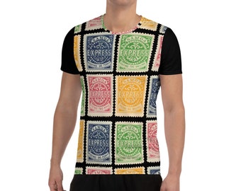 Samoa Express! All-Over Print Men's Athletic T-shirt