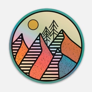 Mountain Sticker | Mountain Decal