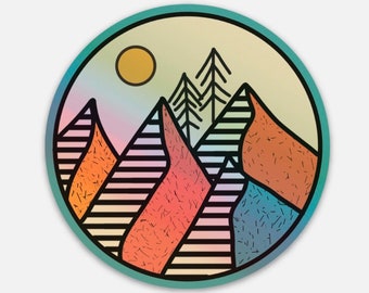 Mountain Sticker | Mountain Decal