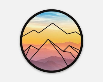 Mountain Sticker | Mountain Decal