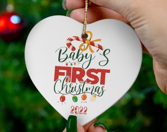 Baby Boy Ornament - Baby Girl Ornament - Baby's First Christmas 2022 - Baby Ornament - New Baby Ornament - Babys 1st Christmas