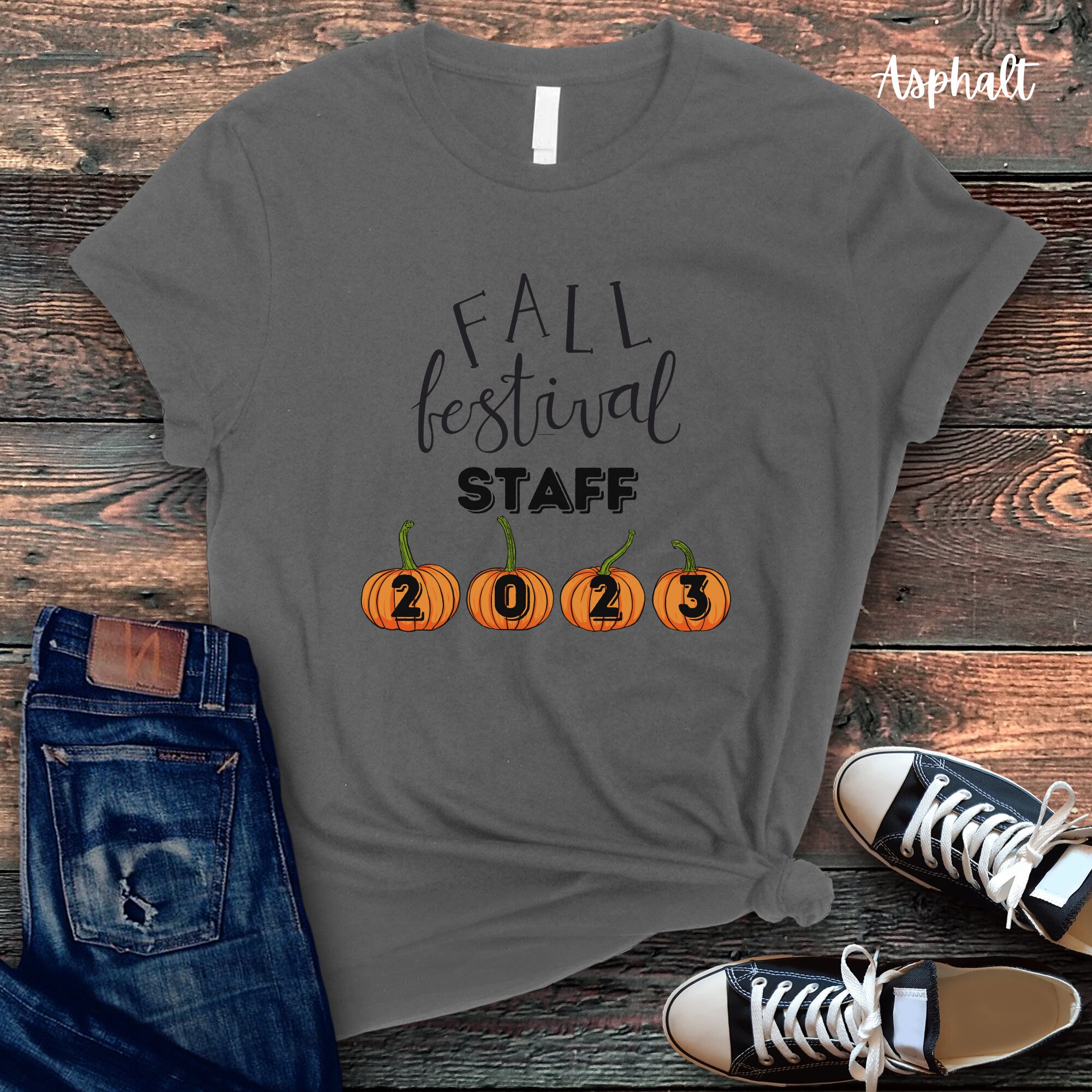 Fall Festival Staff T-shirts Community Event School Event Church Event