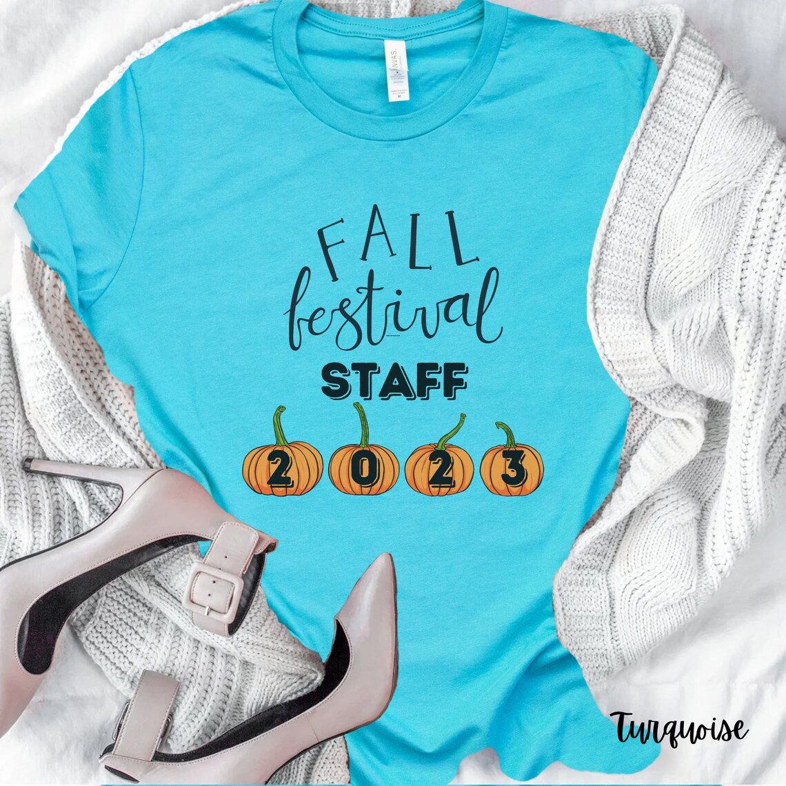 Fall Festival Staff T-shirts Community Event School Event Church Event