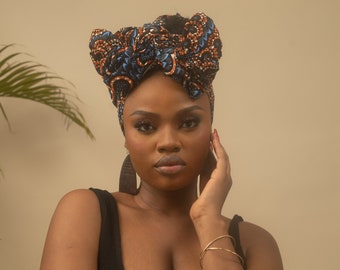 ELEMMA African Print Head Wrap | African Hair Accessories