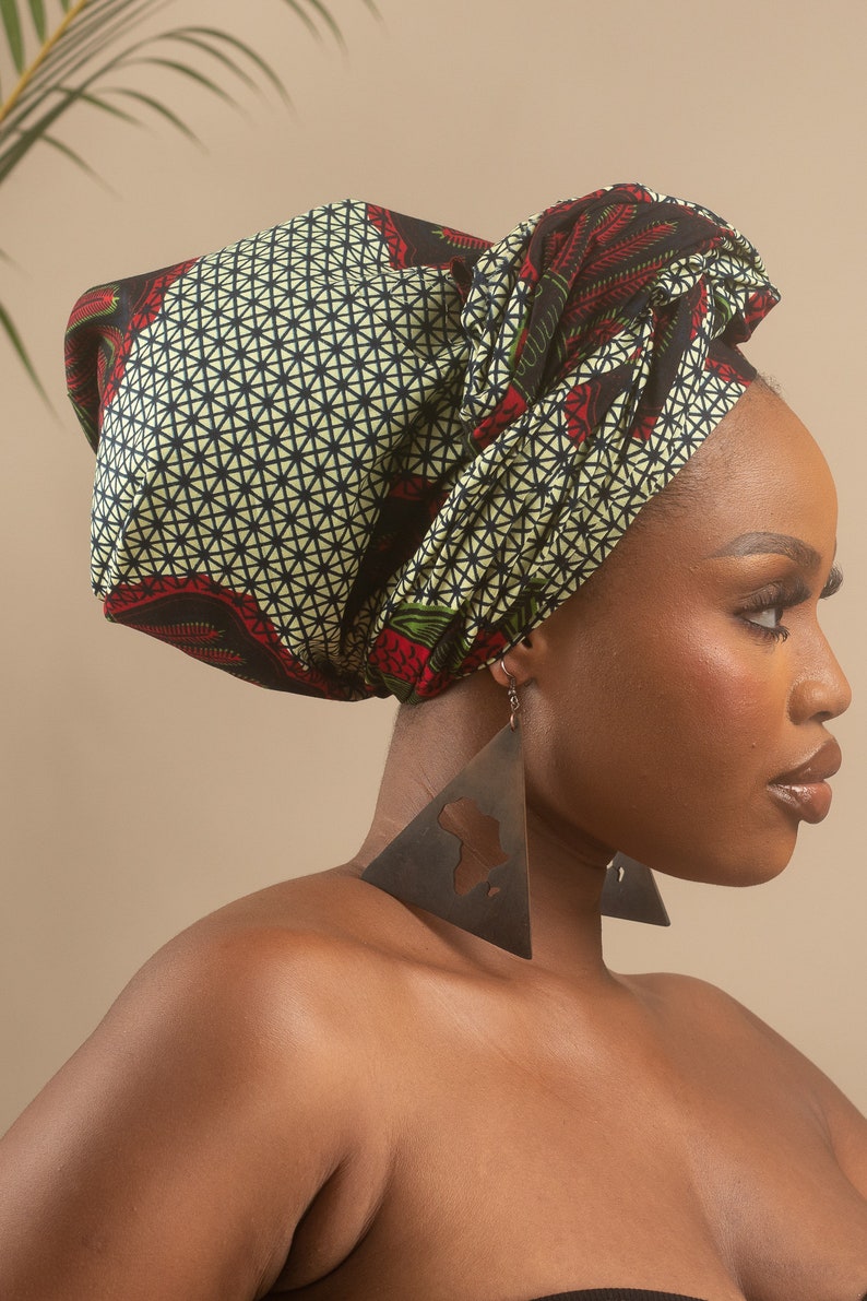 IHOTU African Head Wrap Head Wraps for Women Ankara Head Wrap image 4