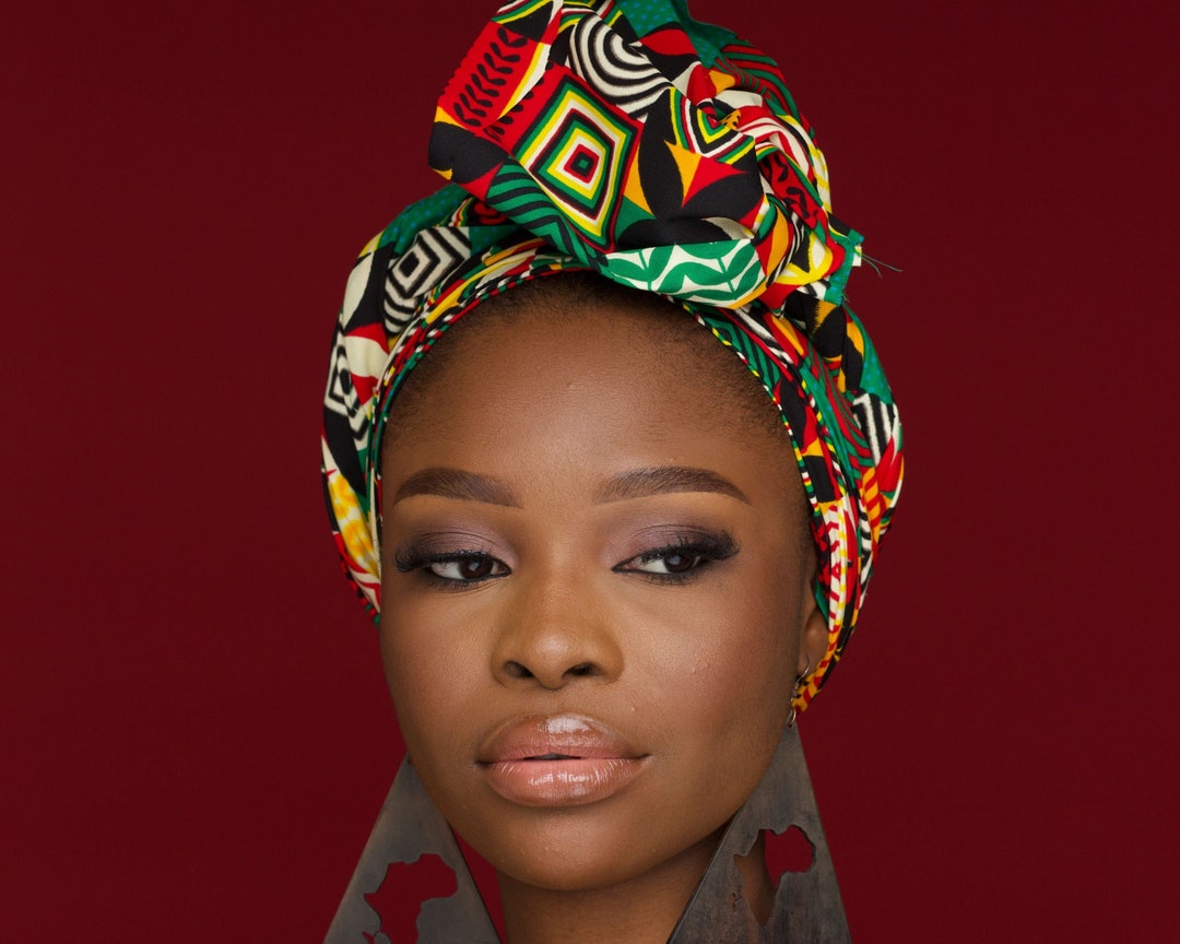 RONKE Ankara Head Wrap | African Hair Wrap | Gift for Her - Etsy