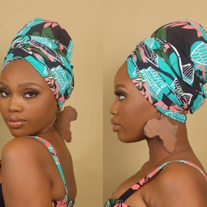 NAEEMAH African Print Ankara Head Wrap | Floral Head Wrap