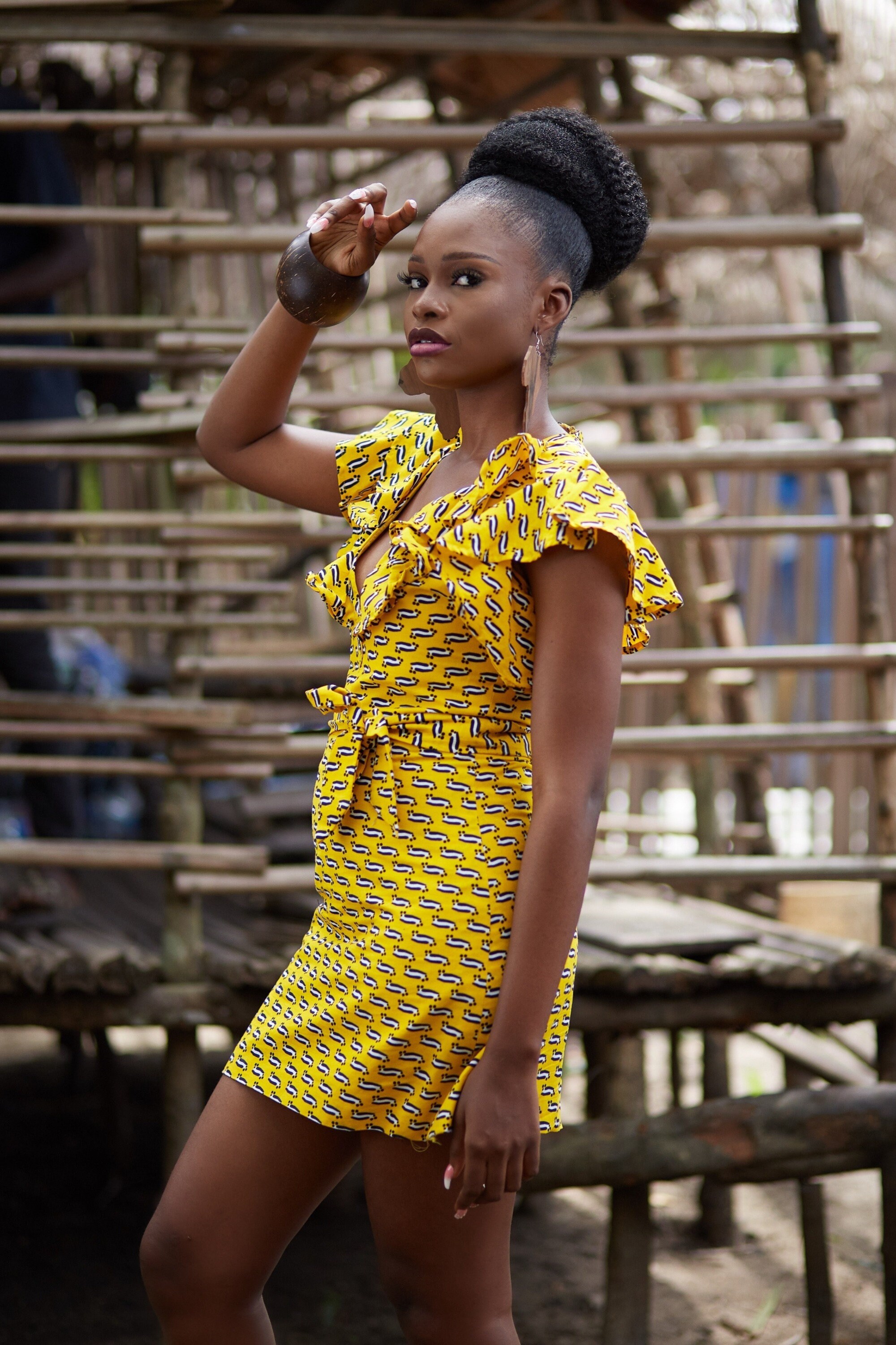 Image of African Print Mini Dress | Ankara Clothing For Women - Janoma