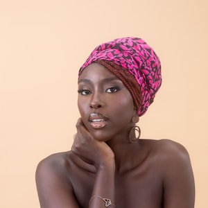 EWA – Ankara African Headwrap – Wax Print Hair Wrap – Large Scarf Turban - Matching Womens Clothing Available in my Shop