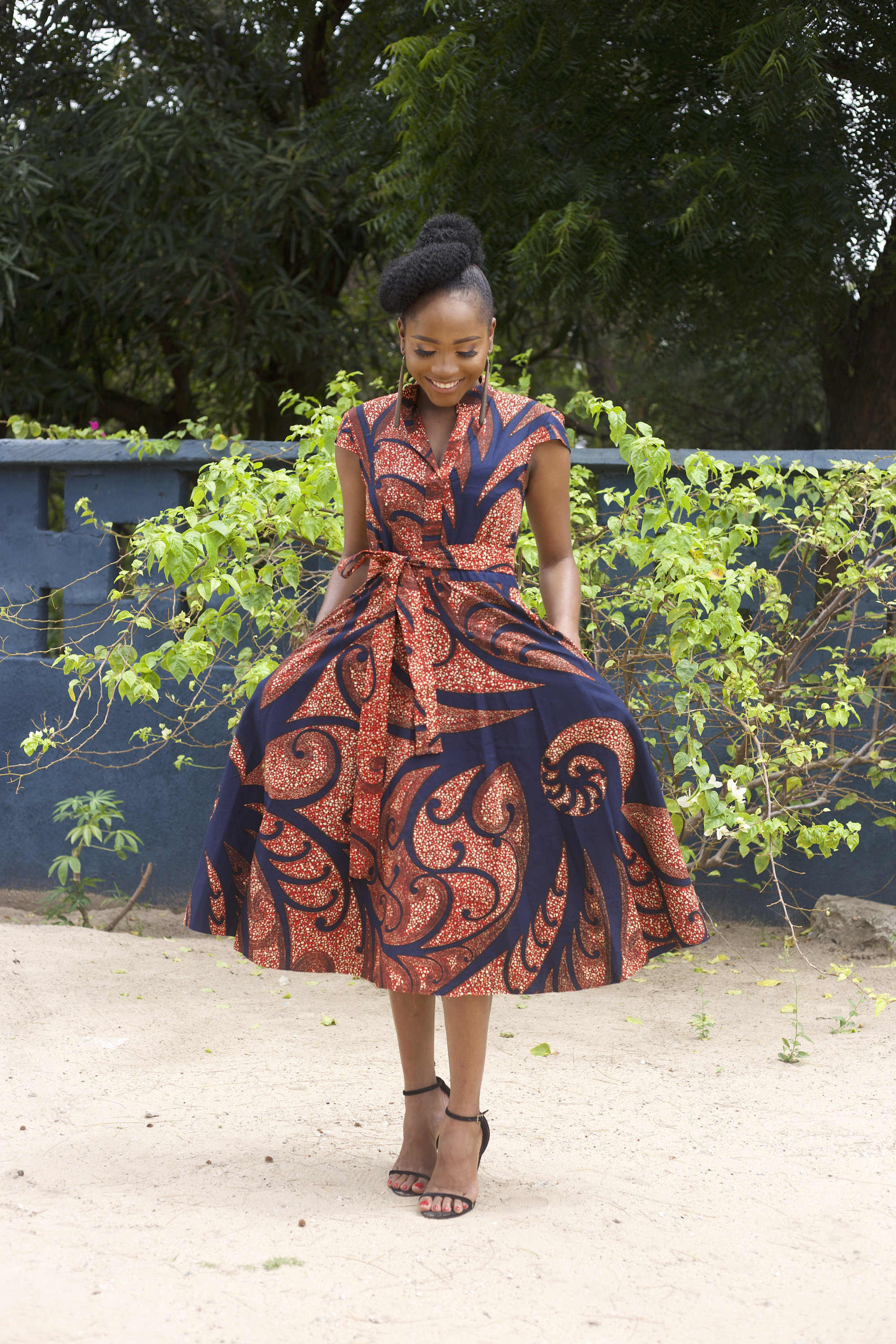 Stylish African dress Ankara dress African print dress -  Portugal