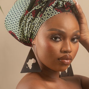 IHOTU African Head Wrap Head Wraps for Women Ankara Head Wrap image 2