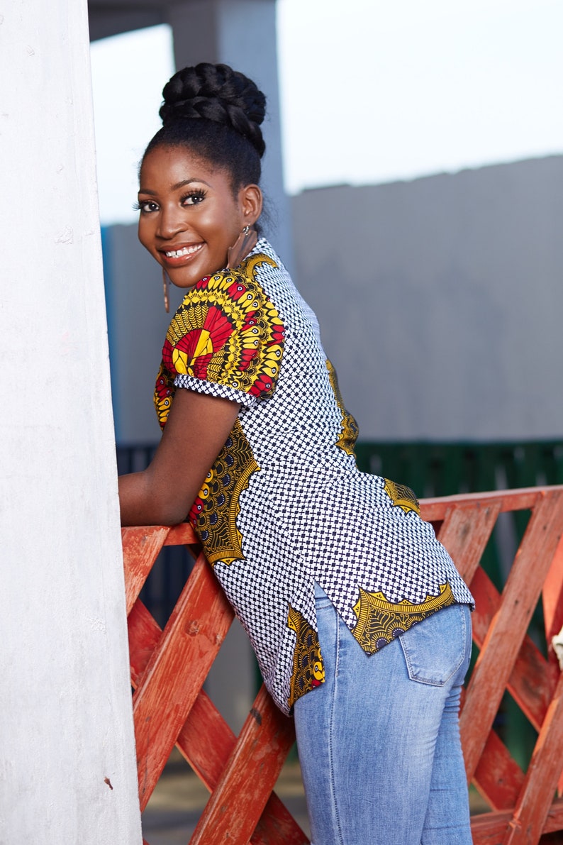 plus size african tops