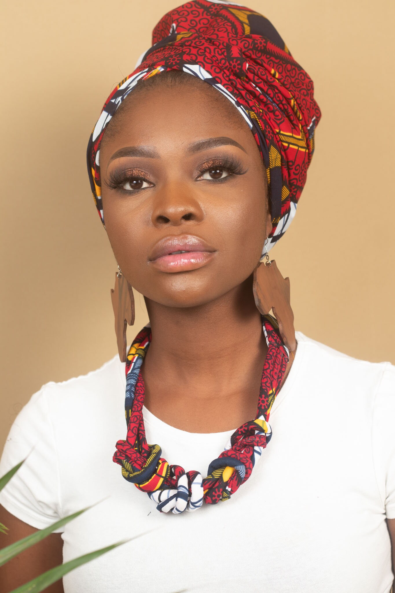 Christmas Gift African Head Wrap and Jewellery Set Ankara Etsy UK