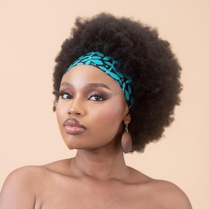 AYANFE – African Plain Headband – Ankara Print Hairband - Matching Womens Clothing Available in my Shop - African Gift