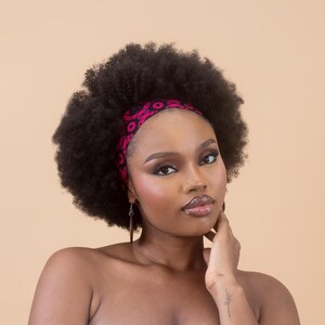 KEYAH – African Print Plain Headband - Simple Ankara Hairband - Matching Womens Clothing Available in my Shop