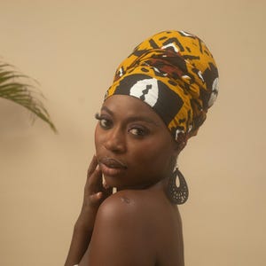 ENZI African Print Head Wrap | African Hair Accessories | Head Wraps for Women