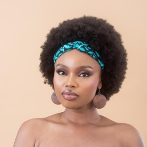 AYANFE – African Print Knot Headband – Ankara Twist Hair Accessory – Handmade - Matching Womens Clothing Available in my Shop