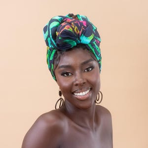 KESANDU – Ankara African Headwrap – Wax Print Hair Wrap Scarf – Handmade - Gift for Her - Matching Womens Clothing Available in my Shop