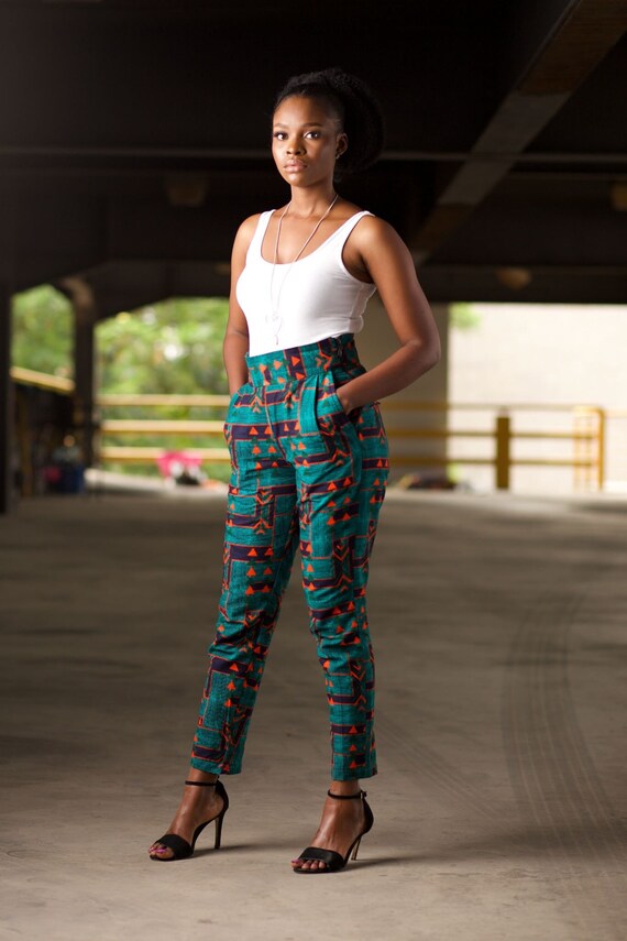 African Print Pants Ankara Trousers 