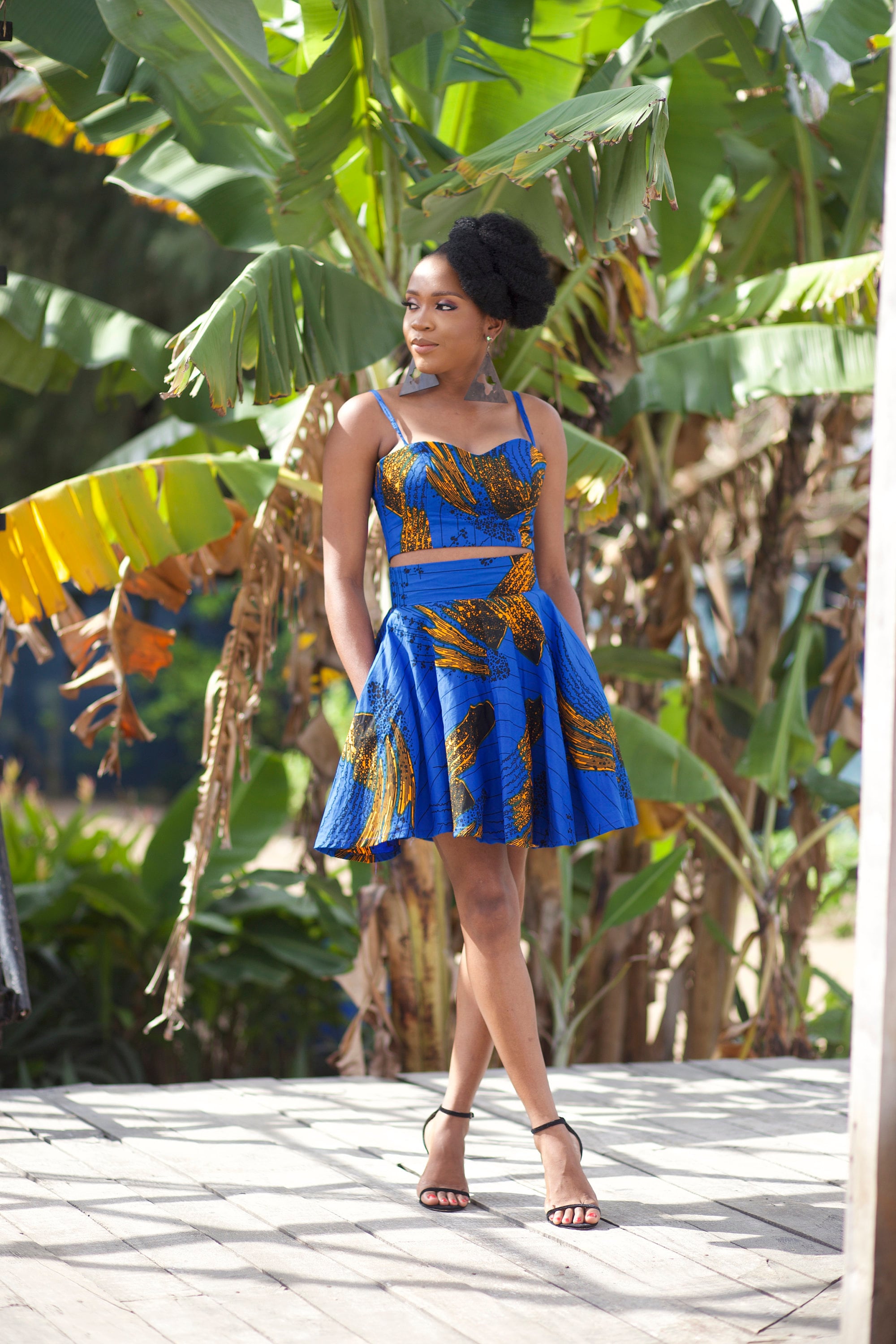 Image of Ankara Crop Top/African Print - Danai