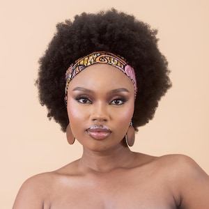 SADE – Ankara Print Simple Headband - Ankara Hair Accessory - Matching Womens Clothing Available in my Shop - African Gift for Her
