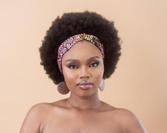 SADE Ankara Twist Headband | Handmade in Nigeria | Matching Clothing Available