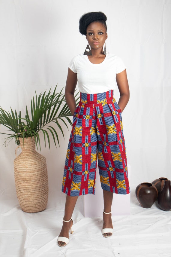 African Print Culottes Ankara Short 