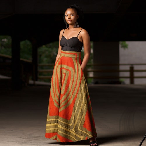 konservativ Bakterie Abe ALERO African Long Skirt / Ankara Maxi Skirt / African Print - Etsy