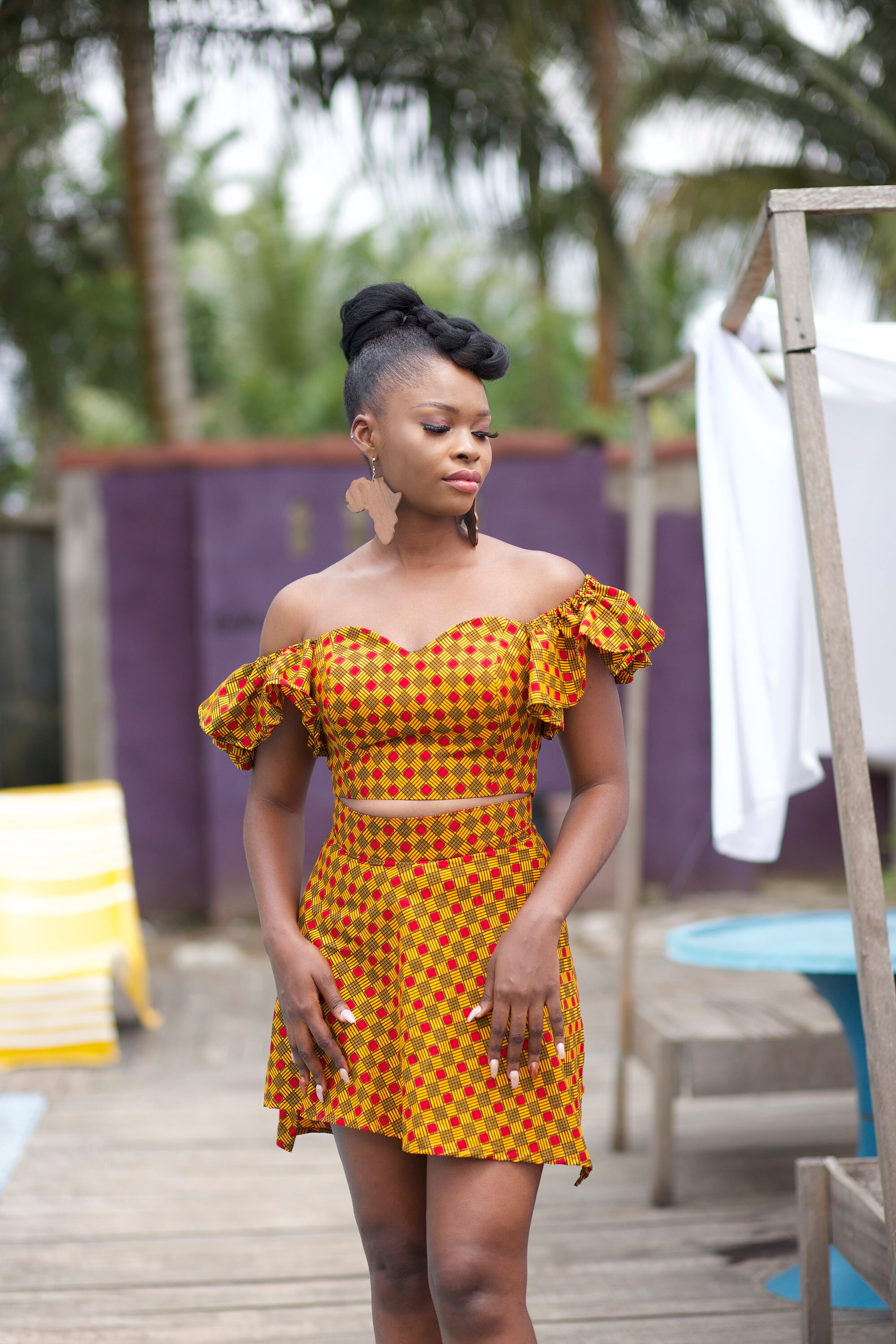 Ankara Crop Top / African Crop Top 