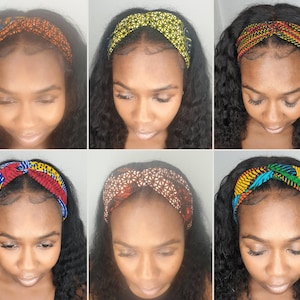 African Headbands | Ankara Twist Headband | African Print Hair Band | Printed Headband | African Hair Accessories | Africa Gift