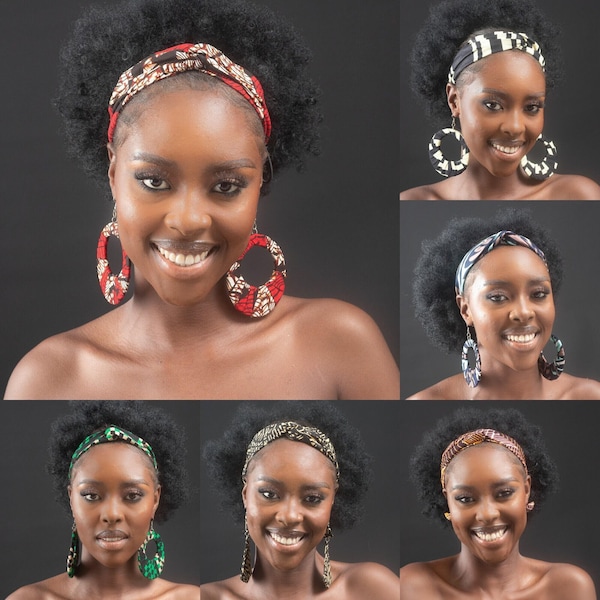 Ankara Twist Headbands | Range of Prints | Handmade in Nigeria | African Hair Accessories | Head Wraps for Women
