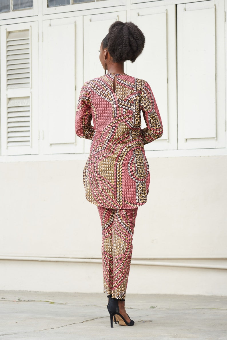 African Print Trousers High Waist Trousers Printed Trousers African Wear Trousers African Clothing for Women Plus Size Ankara