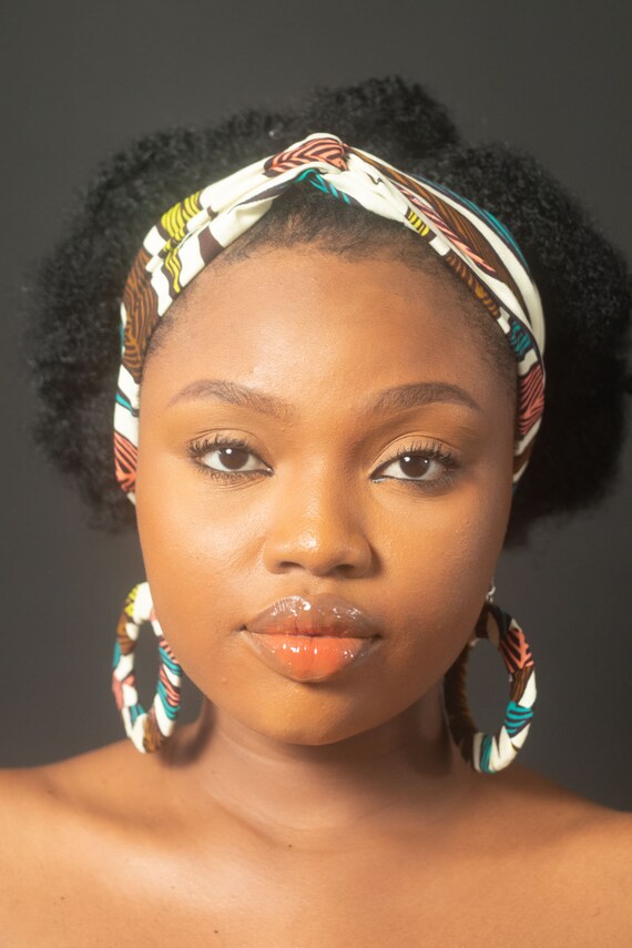 Matching headband and earrings hot sale