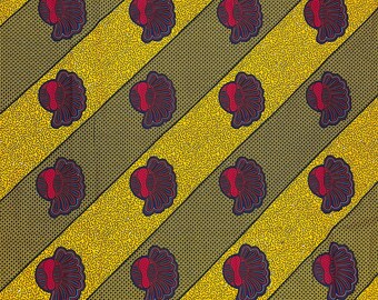 Snail Ankara African Print Fabric | By the Yard and Half Yard | Dressmaking Fabric | Craft Fabric | Colourful Fabric | African Wax Fabric