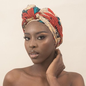 ENORE African Head Wrap | African Scarf | Head Wraps for Women | Black Hair Accessories | Head Scarf