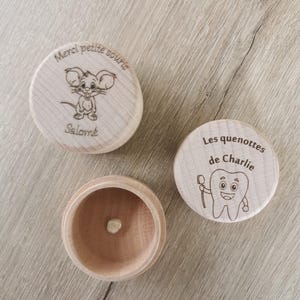 Baby tooth box for children, little mouse
