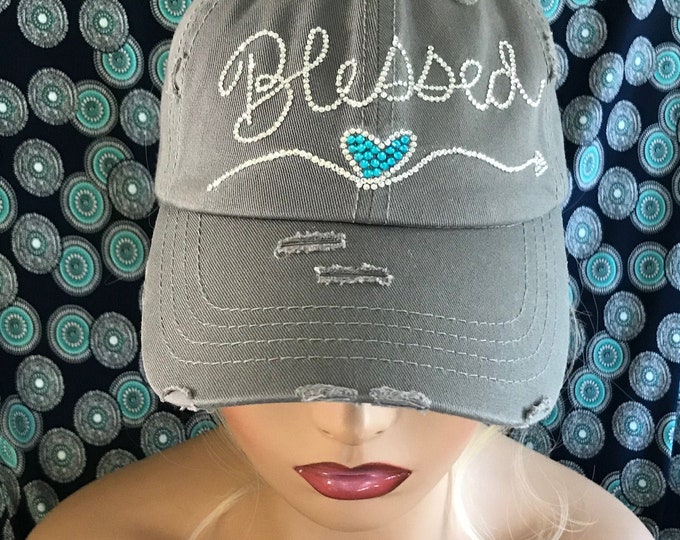 Featured listing image: Blessed Pony Tail Hat~ Gray~ ***Not Available***
