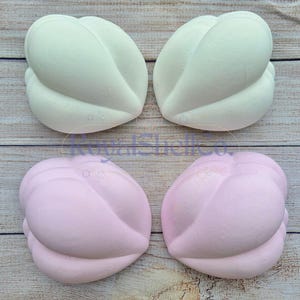 DIY Mermaid Seashell Bra Top – Blank Resin Shells for Costume Making, Ariel-Inspired Cosplay Accessories, Detachable with Snaps